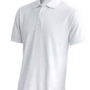 Męska koszulka polo dla personelu HORECA w kolorze białym 210g XS-3XL + możliwość haftu twoje logo